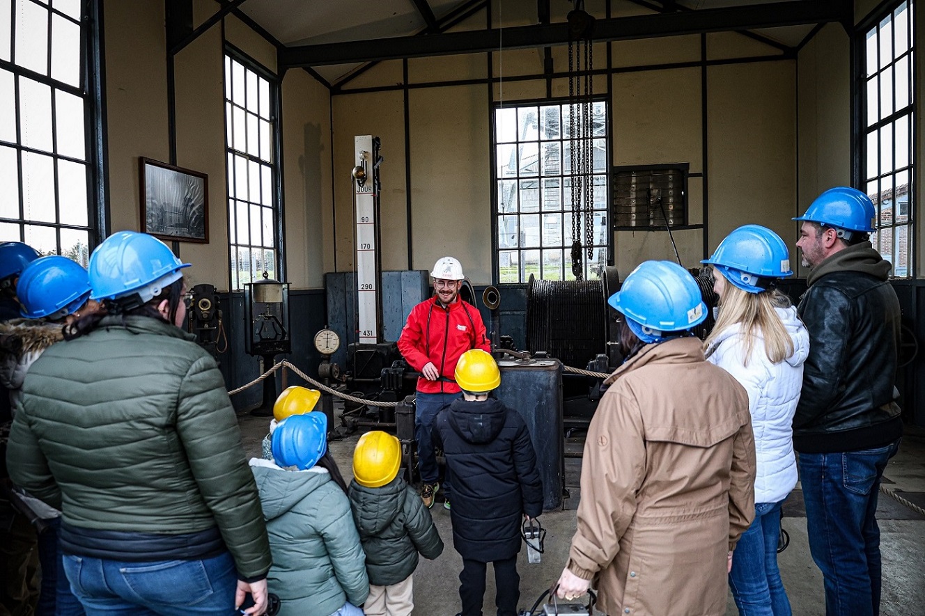 salle des machines au Puits des Glénons
