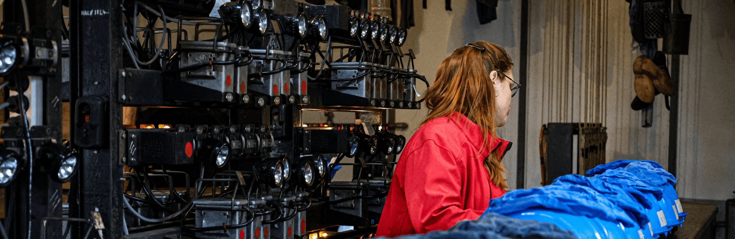 Lampisterie du Puits des Glénons avec manon