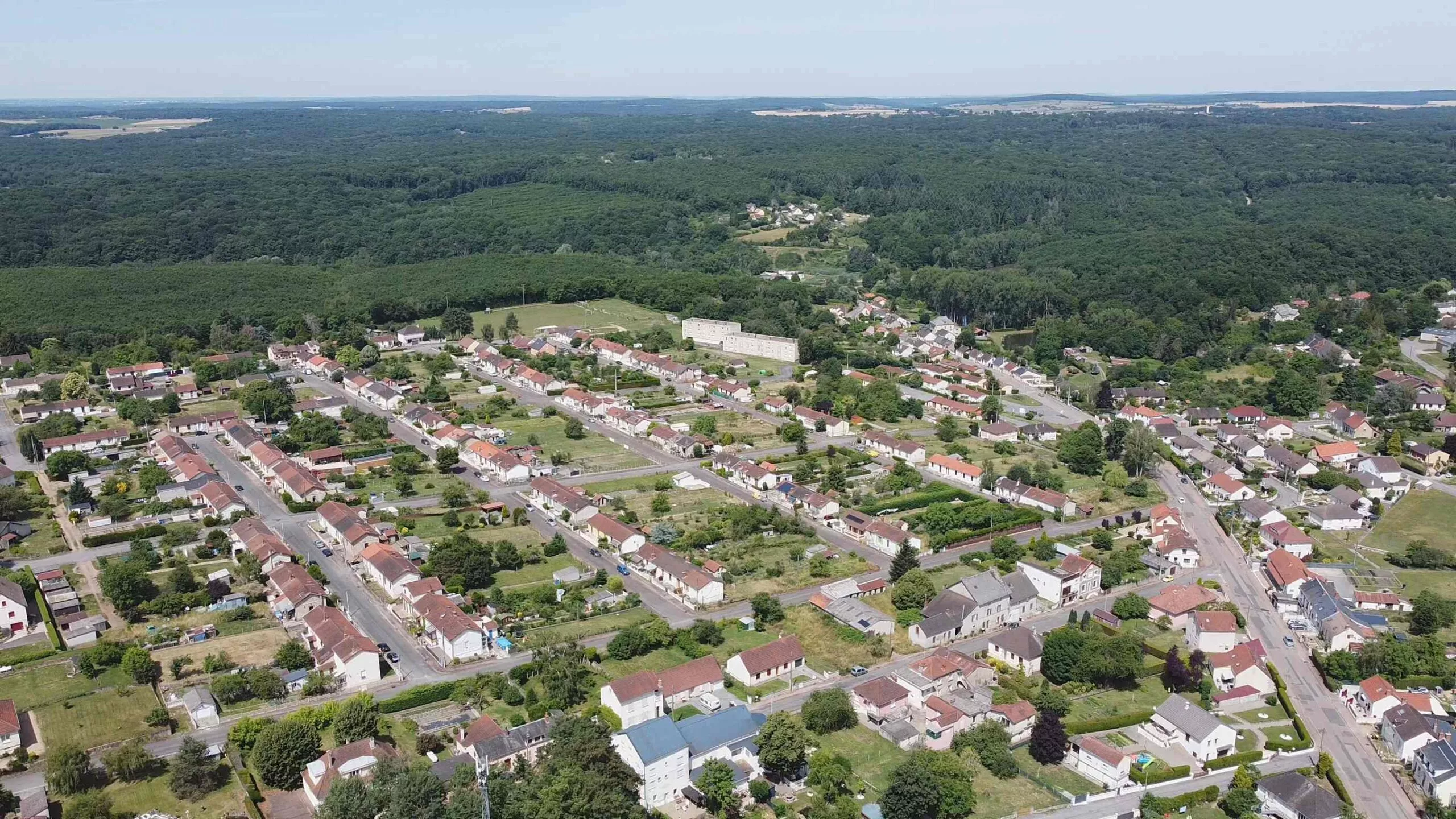 vue aérienne cité minière circuits
