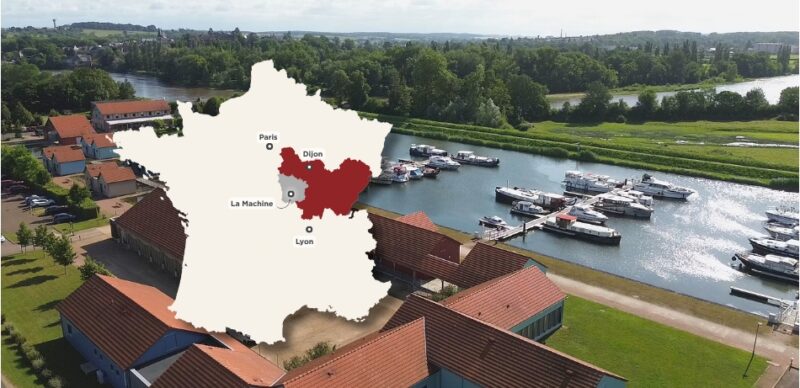 carte france avec la machine